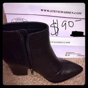 Steve Madden Black Marissa Boots